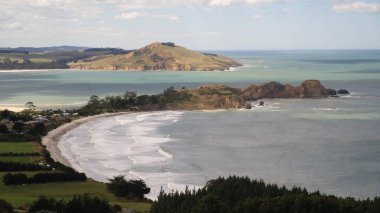 Güzel Yeni Zelanda 'nın Güney Adası manzarası