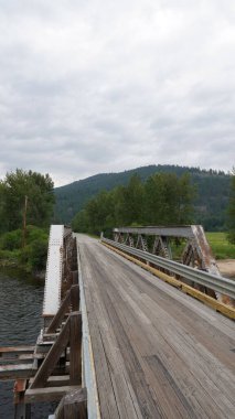 British Columbia Kanada 'da bir şehir kenarı manzarası