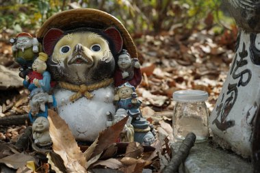 Osaka şehri Japonya 'nın güzel Kansai bölgesinin manzarası