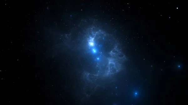 Удивительное Скопление Массивных Звёзд Космосе Бесконечная Вселенная Газовая Туманность Космосе — стоковое фото