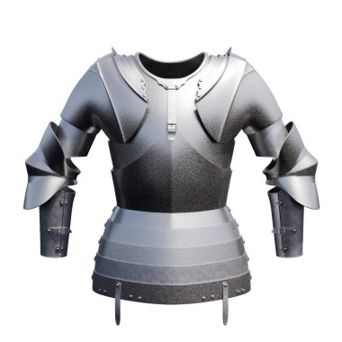 Ortaçağ zırhı, tarihsel silahlardaki demircilik becerisini vurgulayan karmaşık tasarımlar ve cilalanmış metaller içerir..