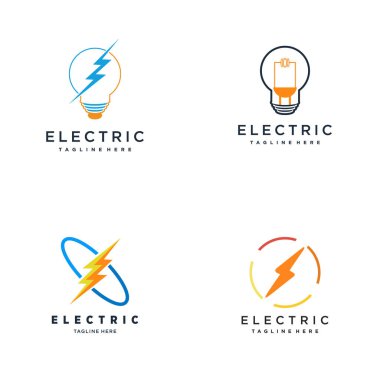 elektrik logosu dizaynını ayarla