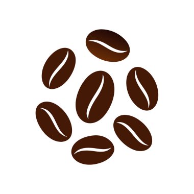 Kahve çekirdekleri tasviri, kafeler, logolar, ambalajlar ve dekorasyon için ideal. Tasarım projelerinize bu çok yönlü grafikle bir miktar aromatik cazibe ekleyin.