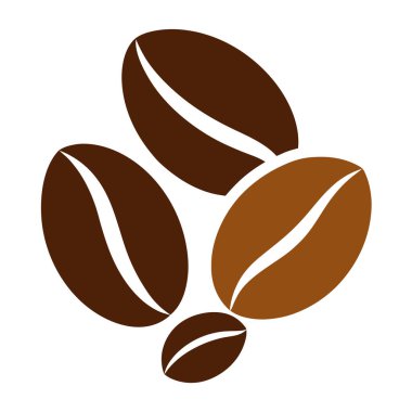 Kahve çekirdekleri tasviri, kafeler, logolar, ambalajlar ve dekorasyon için ideal. Tasarım projelerinize bu çok yönlü grafikle bir miktar aromatik cazibe ekleyin.