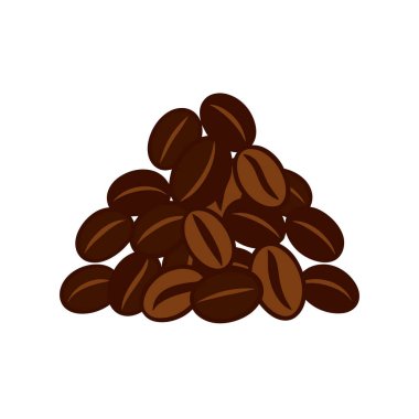 Kahve çekirdekleri tasviri, kafeler, logolar, ambalajlar ve dekorasyon için ideal. Tasarım projelerinize bu çok yönlü grafikle bir miktar aromatik cazibe ekleyin.