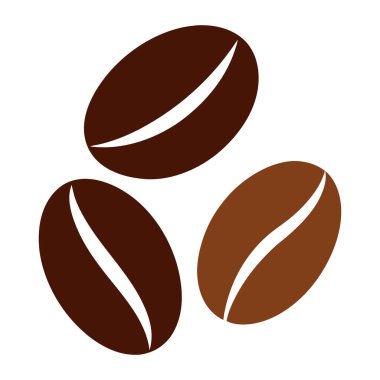 Kahve çekirdekleri tasviri, kafeler, logolar, ambalajlar ve dekorasyon için ideal. Tasarım projelerinize bu çok yönlü grafikle bir miktar aromatik cazibe ekleyin.