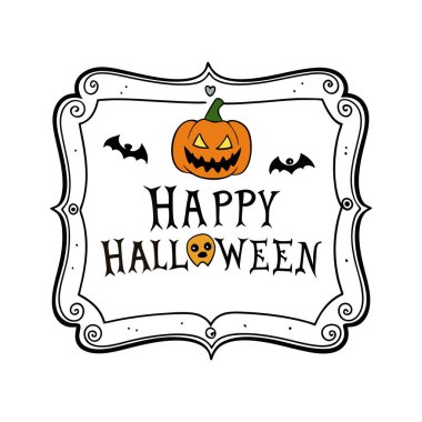 Ürkütücü bir Cadılar Bayramı çerçevesi, klasik stil vektör illüstrasyonuyla tasarımlarınıza, dekorasyonlarınıza, davetiyelerinize ve ürkütücü temalı projelerinize ürkütücü bir dokunuş eklemek için mükemmel..