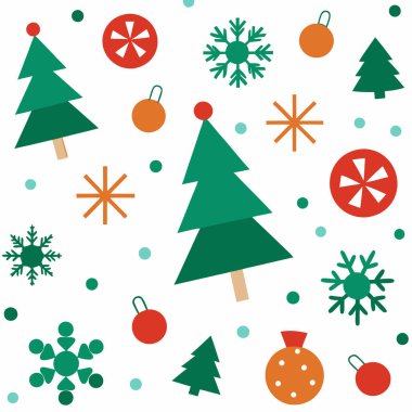 Sezonu, bayram dekorasyonu, ambalajı ve yaratıcı projeler için mükemmel tasarımların yer aldığı Mutlu Noeller vektör çizimi ile kutlayalım..