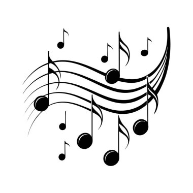 Bu müzik notaları melodi vektör illüstrasyonunu güzelce yakalar, konser posterleri, dijital sanat, müzik temalı tasarımlar ve yaratıcı projeler için idealdir..