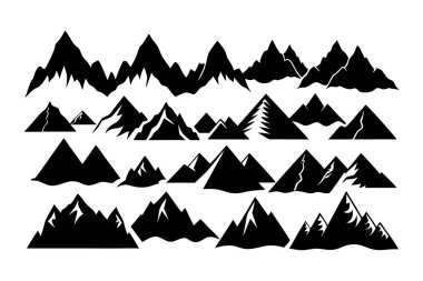 Farklı Dağ Vektörü illüstrasyonuyla doğanın güzelliğini keşfedin, açık hava temalı tasarımlar, logolar ve macerayla ilgili projeler için mükemmel. Doğa aşıkları ve seyahat meraklıları için ideal..