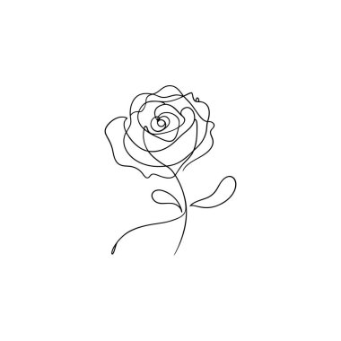 Bu zarif siyah beyaz çiçek çizgisi sanat vektörü tasarımlarınıza klasik bir güzellik katmak için mükemmeldir. Logolar, dövmeler, davetiyeler ve diğer yaratıcı projeler için ideal..