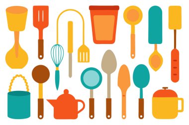 Mutfak aletlerinin kapsamlı bir koleksiyonu silüet vektörleri, mutfak temalı projeler için mükemmel. Yüksek kaliteli tasarımlar arasında yemek pişirme ve mutfak dekorasyonu için gerekli mutfak gereçleri ve gereçleri bulunmaktadır..