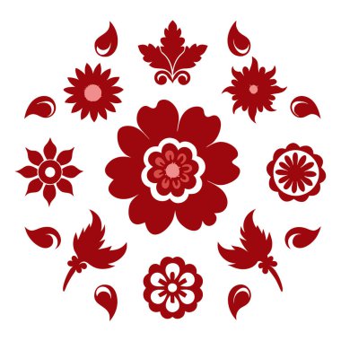 Bu zarif klasik Viktorya dönemi çiçek klipsi koleksiyonu karmaşık çiçek tasarımlarıyla geçmişin zarafetini yakalar. Davetiyeler, el sanatları veya klasik temalı projeler için mükemmel.