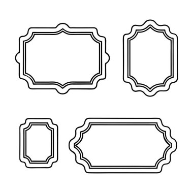 Bu klasik dikdörtgen çerçeve vektör seti zarif ve karmaşık sınırları içerir, davetiyelere, sertifikalara ve dekoratif projelere zamansız gelişmişlik katmak için mükemmeldir.