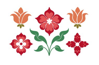 Bu zarif klasik Viktorya dönemi çiçek klipsi koleksiyonu karmaşık çiçek tasarımlarıyla geçmişin zarafetini yakalar. Davetiyeler, el sanatları veya klasik temalı projeler için mükemmel.