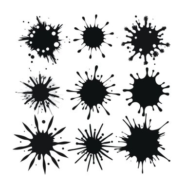 Bu büyüleyici siluet sıçrama vektörü yaratıcı tasarımlar, arka planlar, posterler ve dijital projeler için mükemmel canlı, sanatsal sıçramalar sunar..