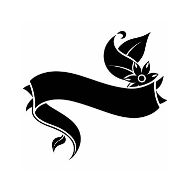 Çiçek tasarım vektörlü bu zarif siyah-beyaz kurdele karmaşık desenler içeriyor, klasik-esinlenmiş projeler, davetiyeler, sınırlar ve dekoratif sanat eserleri için mükemmel..