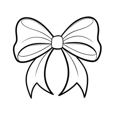 Bu taslak kurdele yay boyama sayfası vektörü yaratıcı boyama projeleri için mükemmeldir. Basit, elle çizilmiş tasarımı çocuklar ve yetişkinler için idealdir. Herhangi bir DIY zanaatına veya hediye paketine zarafet katar..