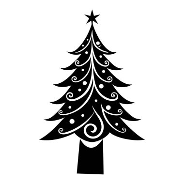 Bu zarif Noel ağacı silüeti her tatil projesine minimalist ve şık bir dokunuş getiriyor. Festival tasarımları, tebrik kartları, dekorasyonlar ve mevsimlik grafikler için ideal.