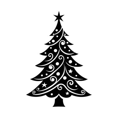 Bu zarif Noel ağacı silüeti her tatil projesine minimalist ve şık bir dokunuş getiriyor. Festival tasarımları, tebrik kartları, dekorasyonlar ve mevsimlik grafikler için ideal.