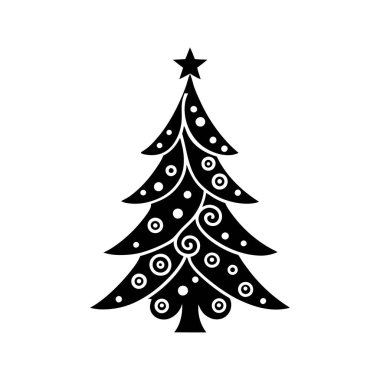 Bu zarif Noel ağacı silüeti her tatil projesine minimalist ve şık bir dokunuş getiriyor. Festival tasarımları, tebrik kartları, dekorasyonlar ve mevsimlik grafikler için ideal.