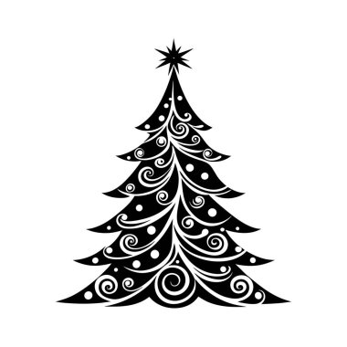 Bu zarif Noel ağacı silüeti her tatil projesine minimalist ve şık bir dokunuş getiriyor. Festival tasarımları, tebrik kartları, dekorasyonlar ve mevsimlik grafikler için ideal.