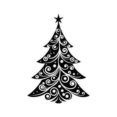 Bu zarif Noel ağacı silüeti her tatil projesine minimalist ve şık bir dokunuş getiriyor. Festival tasarımları, tebrik kartları, dekorasyonlar ve mevsimlik grafikler için ideal.