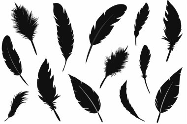 Yumuşak tüylerden ve siluet şeklinde tüylü tüylerden oluşan kusursuz bir vektör deseni, zarif tekstil, duvar kağıdı ve dijital tasarımlar için idealdir. Projelerinize yumuşak ve doğal bir dokunuş eklemek için mükemmel..