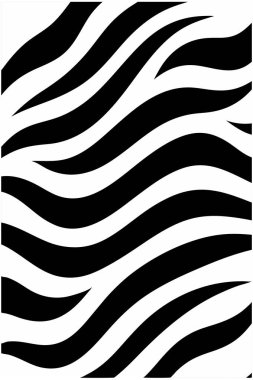 This seamless zebra animal fur pattern vector design is perfect for fashion, textiles, and decor projects. Featuring bold black and white stripes, it adds an exotic touch to any design. clipart