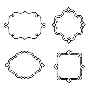 Bu klasik köşe çerçeve vektörü seti karmaşık ve zarif tasarımlar, davetiyelere, kartlara veya dijital sanat projelerine klasik bir dokunuş eklemek için mükemmel.