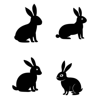 Çekici el yapımı tavşan vektör çizimi, doğa temalı tasarımlar, çocuk dekorasyonu ve hayvan resimleri için mükemmel. Bahar, Paskalya veya çocuk dekorasyonu projeleri için ideal.