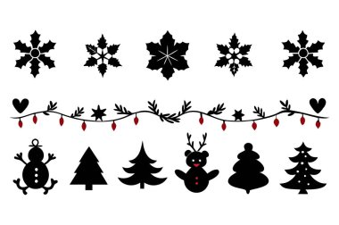 Bu zarif çiçekli Noel sınır vektörü, karmaşık detaylarla şenlikli bir dokunuş getiriyor. Tatil kartları, dekorasyonlar ve mevsimsel baskı projeleri için ideal..