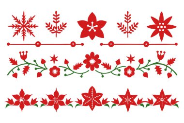 Bu zarif çiçekli Noel sınır vektörü, karmaşık detaylarla şenlikli bir dokunuş getiriyor. Tatil kartları, dekorasyonlar ve mevsimsel baskı projeleri için ideal..