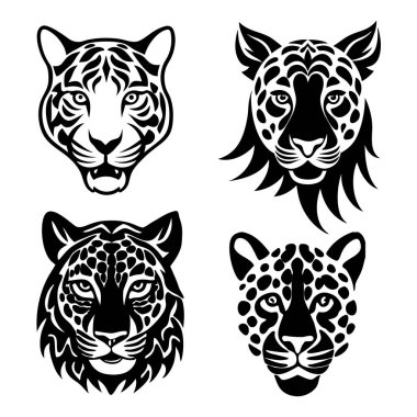 Bu el yapımı klasik hayvan derisi seti kaplan, leopar ve jaguar izlerine sahiptir..