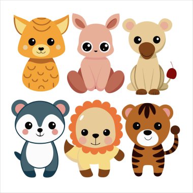 Bu tapılası suluboya hayvan tırmanış demeti çocuk odalarını dekore etmek, DIY el sanatları yaratmak ve çocuk odası tasarımlarına cazibe katmak için mükemmel bebek hayvanları barındırıyor..