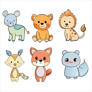 Bu tapılası suluboya hayvan tırmanış demeti çocuk odalarını dekore etmek, DIY el sanatları yaratmak ve çocuk odası tasarımlarına cazibe katmak için mükemmel bebek hayvanları barındırıyor..