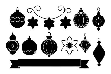 Tasarımlara, çerçevelere, davetiyelere ve zamansız cazibeyle dekoratif projelere klasik, zarif bir dokunuş eklemek için mükemmel bir siluet sınır süsleri koleksiyonu..