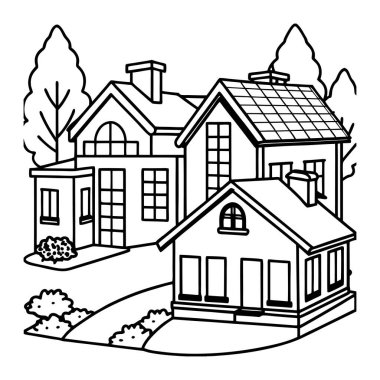 Vektör formatında küçük ve küçük evler içeren bu çizgi simgelerini inceleyin. Mimari tasarımlar, emlak markalaşması ve yaratıcı dijital projeler için mükemmel..