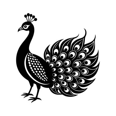 Projelerinize bu çarpıcı tavus kuşu vektör illüstrasyonuyla zarafet ekleyin. Dekor, dijital tasarım ve sanat eserleri için mükemmel. Bu görkemli kuşun güzelliğini gözler önüne seriyor..