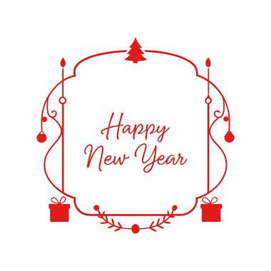 Noel temalı bir sınırın yer aldığı bu 