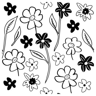 Çiçeksiz desenli güzel bir desen. Süslü çiçek desenleri, bahar tasarımları, bahçe temaları ve zarif dekorasyon projeleri için mükemmel..