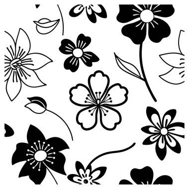 Çiçeksiz desenli güzel bir desen. Süslü çiçek desenleri, bahar tasarımları, bahçe temaları ve zarif dekorasyon projeleri için mükemmel..