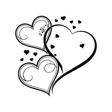 Minimalist bir kalp ve aşk işareti vektör ikonu, Sevgililer Günü, düğünler ve romantik durumlar için mükemmel. Tişörtler, kartlar, posterler ve dijital tasarımlar için ideal.