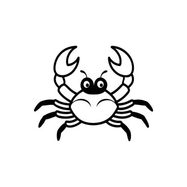 Discover an intricate crab zentangle art illustration, isolated on a white background. Perfect for creative projects, tattoos, decor, and more, this detailed vector design exudes elegance and style. clipart