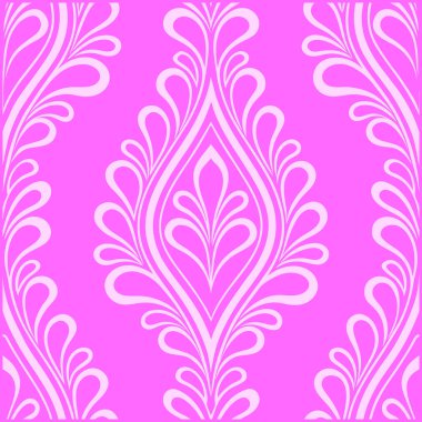 Şık, şatafatlı bir süs tarzında, kusursuz, damasız bir çiçek deseni. Tekstil, duvar kağıtları ve klasik temalı projeler için mükemmel bir vektör tasarımı. Her ayrıntıda sonsuz güzellik.