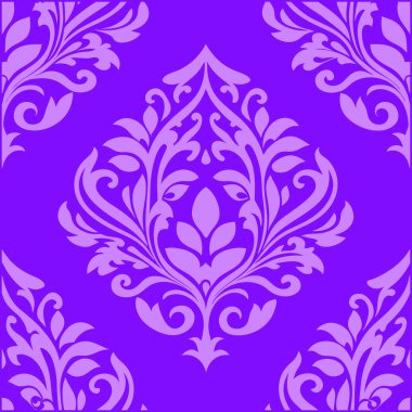 Şık, şatafatlı bir süs tarzında, kusursuz, damasız bir çiçek deseni. Tekstil, duvar kağıtları ve klasik temalı projeler için mükemmel bir vektör tasarımı. Her ayrıntıda sonsuz güzellik.
