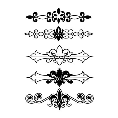 Klasik çizgi ayırıcıların ve dekoratif sınırların bir koleksiyonu, klasik zarafetle tasarım projelerinizi geliştirmek için mükemmel. Davetiyeler, markalaşma ve dijital düzenleme için ideal.