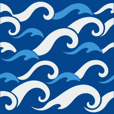 Plaj temalı tasarımlar, kumaşlar, duvar kağıtları ve yaratıcı dijital sanat eserleri için mükemmel olan bu kusursuz el yapımı okyanus dalgaları deseni ile denizin sakinliğini projelerinize getirin..