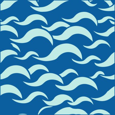 Plaj temalı tasarımlar, kumaşlar, duvar kağıtları ve yaratıcı dijital sanat eserleri için mükemmel olan bu kusursuz el yapımı okyanus dalgaları deseni ile denizin sakinliğini projelerinize getirin..