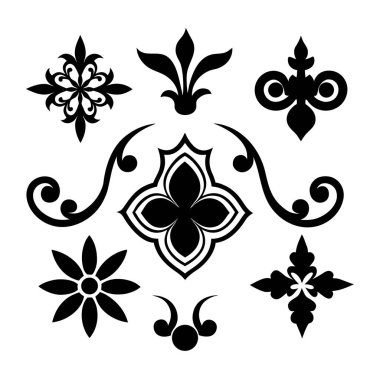 Klasik tasarımlar, süslemeler ve sofistike dokunuşlu zamansız yaratıcı projeler için mükemmel zarif klasik dekoratif elementlerin çarpıcı bir koleksiyonu..